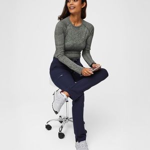 FIGS Yola Skinny Scrub Pants 2.0 navy L womens